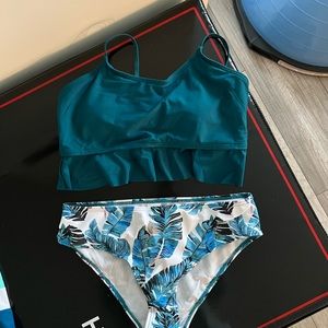 Girl’s size 12 tankini (new).